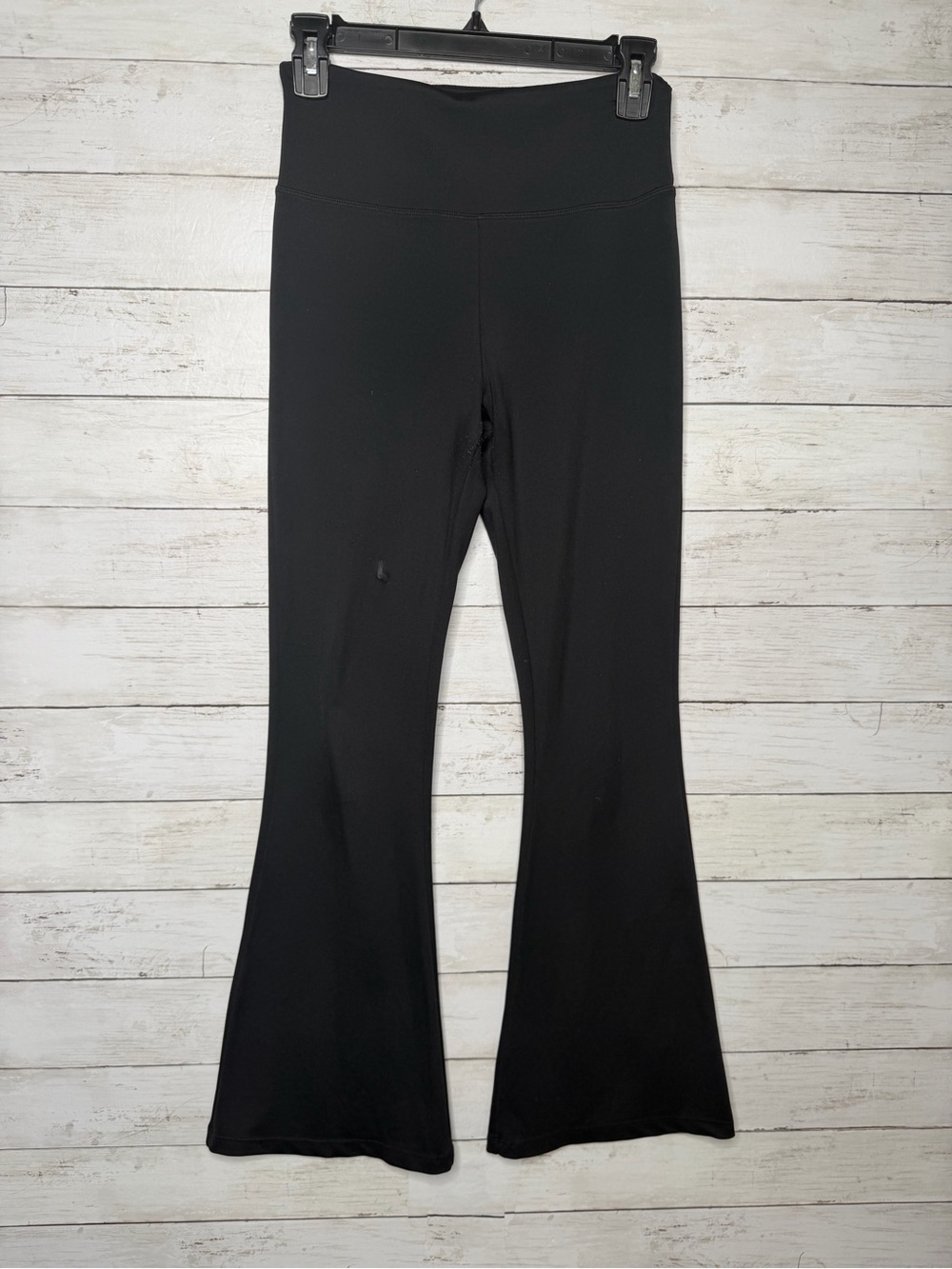 Zyia Active Black Flare Leggings Yoga Pants Size 4 - Picture 2 of 5